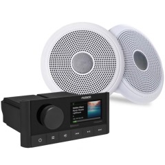 Fusion RA210 + XS SPEAKERS - Marine Audio System Bundle - MS-RA210KCW
